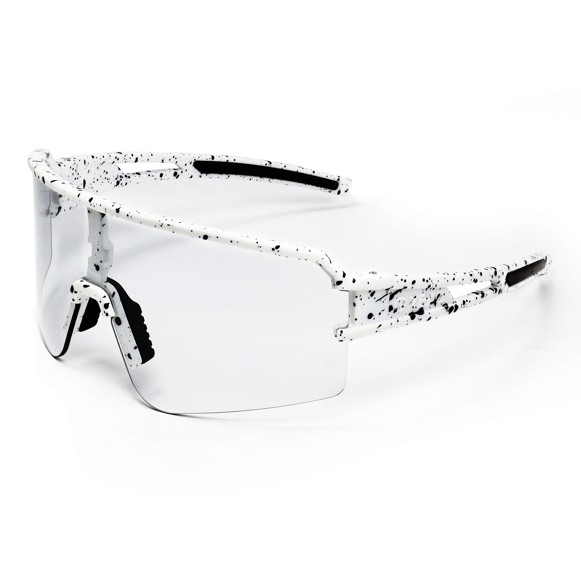YEAZ Sport-Sonnenbrille wei&szlig;/transparent SUNSPOT 