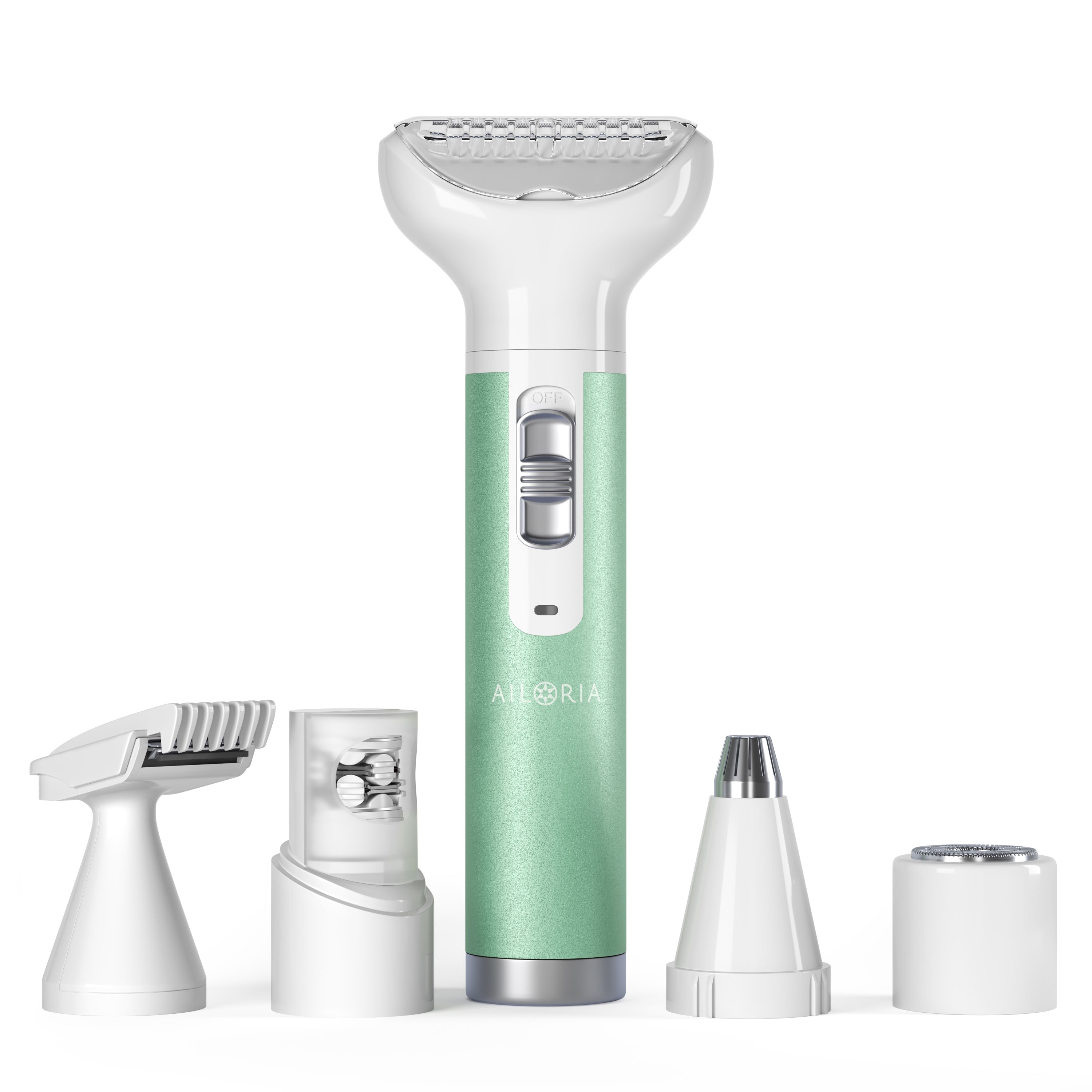 AILORIA Rasierer mit verschiedenen Aufs&auml;tzen USB Evapore Epiluxe 