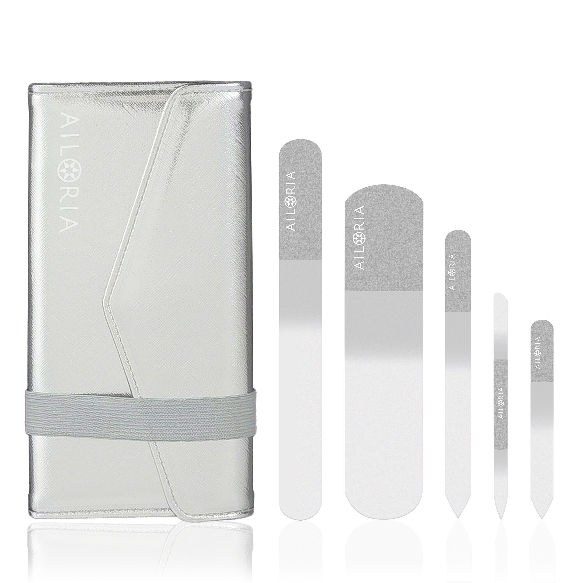 AILORIA Glas-Nagelfeilenset CONTOUR LUXE 