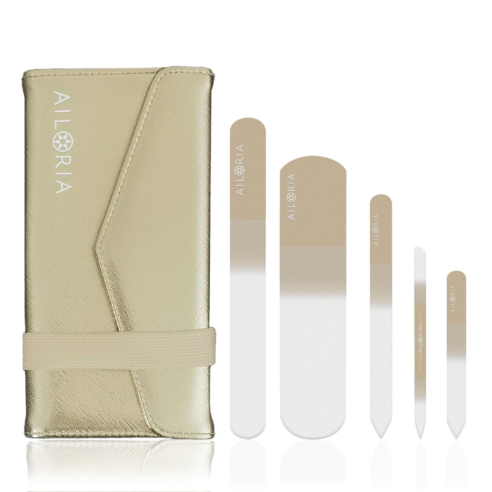 Glas-Nagelfeilenset CONTOUR LUXE
