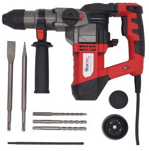 BOXTEC TRH 1500 Bohrhammer SDS-PLUS 1500W 3 Funktionen inkl. Koffer 
