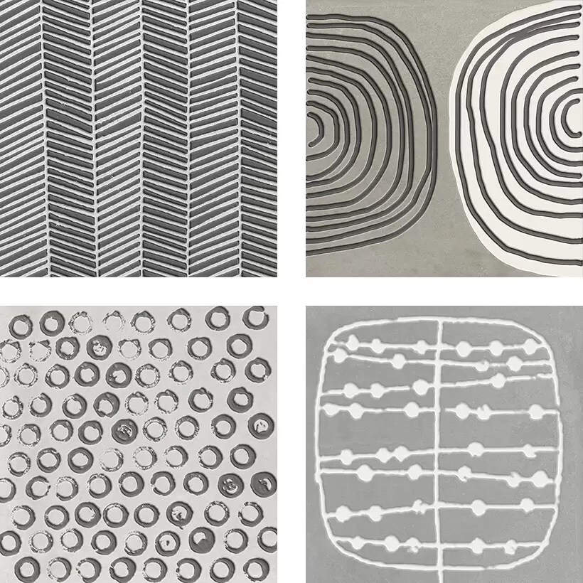 NAKURU GREY 16.5 x 16.5 Feinsteinzeug Wand- und Bodenfliese 