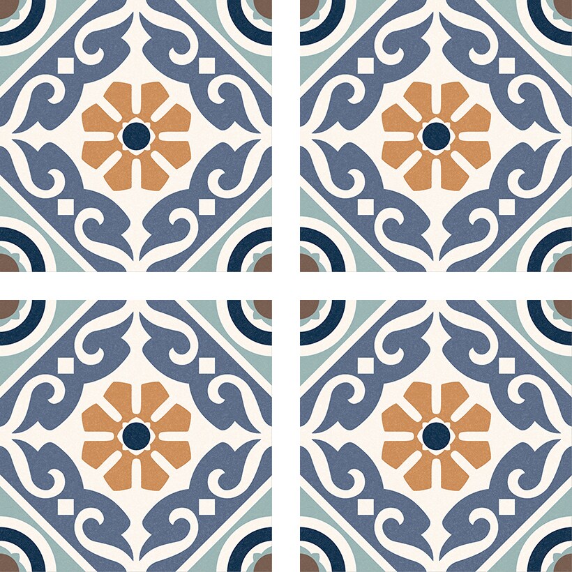 RIONI MIX 16.5 x 16.5 Feinsteinzeug Wand- und Bodenfliese 