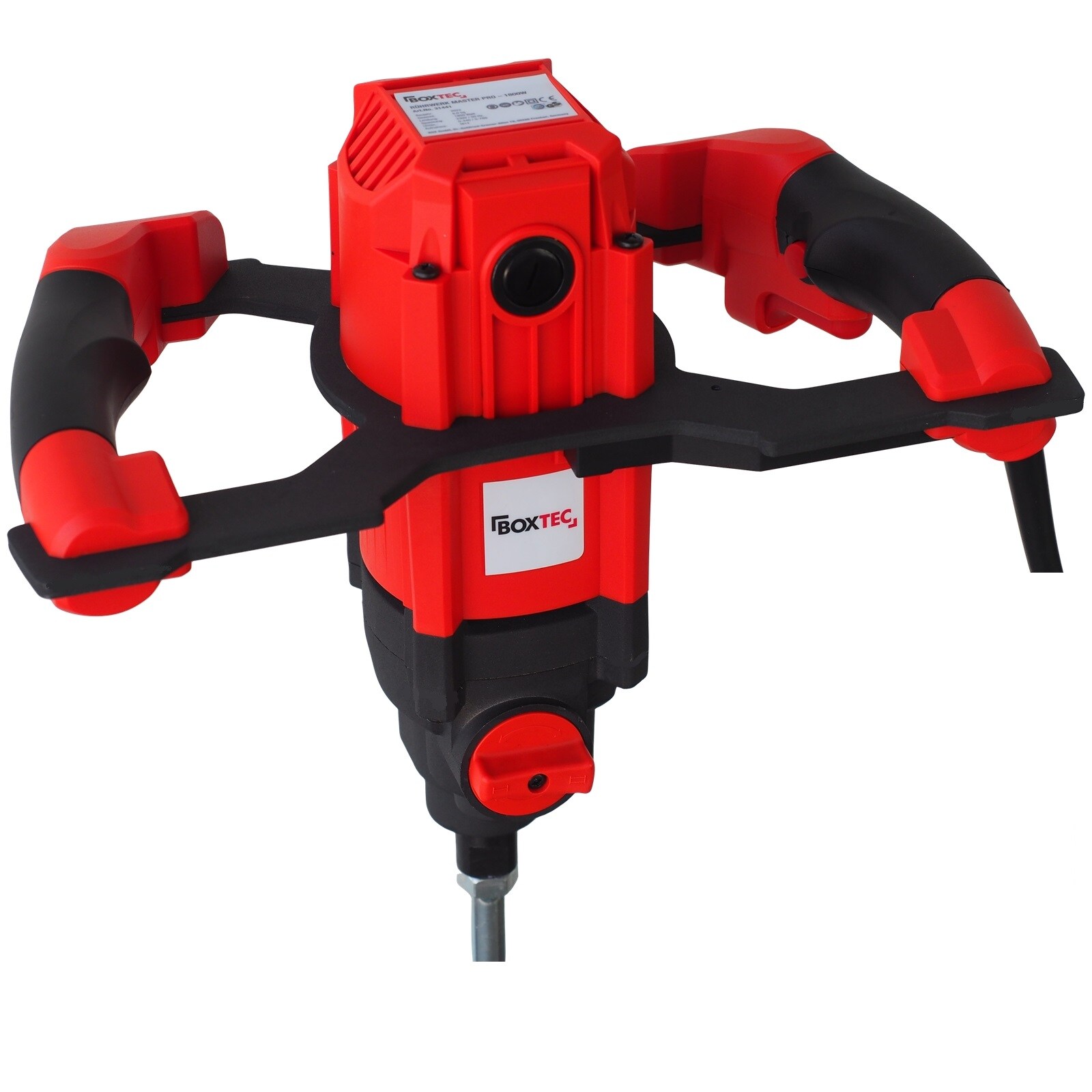 BOXTEC MXE 1800 W 2-Gang PROFI R&uuml;hrwerk inkl. M14 R&uuml;hrkorb 