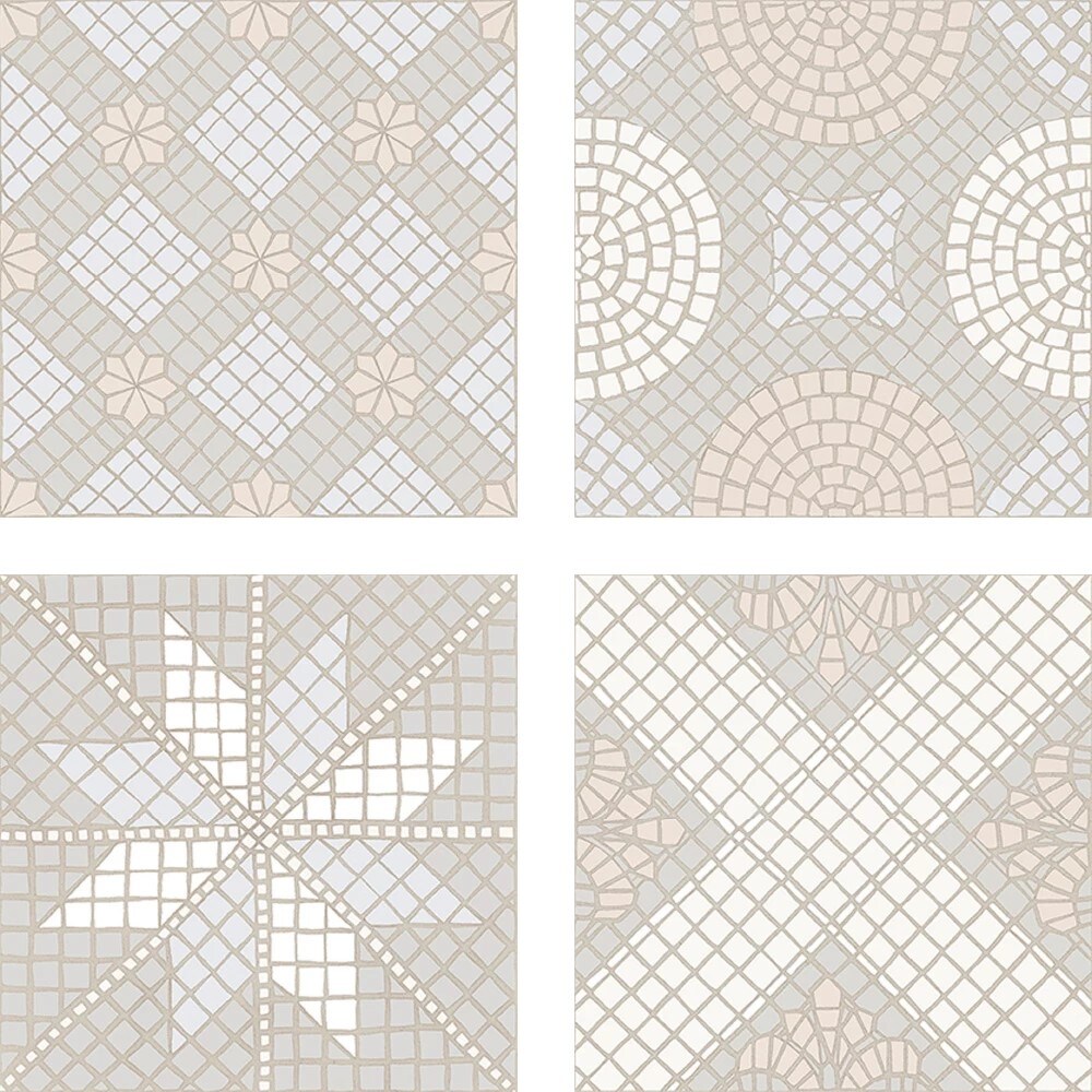 AMBIENT WHITE 16.5 x 16.5 Feinsteinzeug Wand- und Bodenfliese 