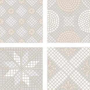 AMBIENT WHITE 16.5 x 16.5 Feinsteinzeug Wand- und Bodenfliese 