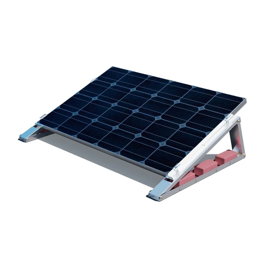 Flachdach-Aufst&auml;nderung - "Flat-Flex"-Set - f&uuml;r 1 x PV-Modul 