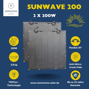venturama SunWave - Flexible PV Module 