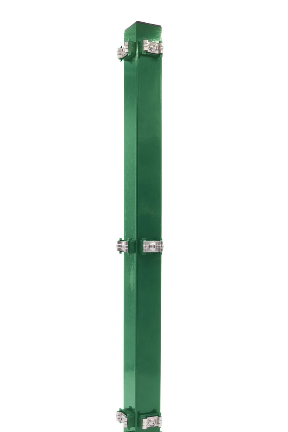 Fa-Bausysteme Eckzaunpfosten Moosgr&uuml;n Klemmpl&auml;ttchen H&ouml;he: 630 mm 
