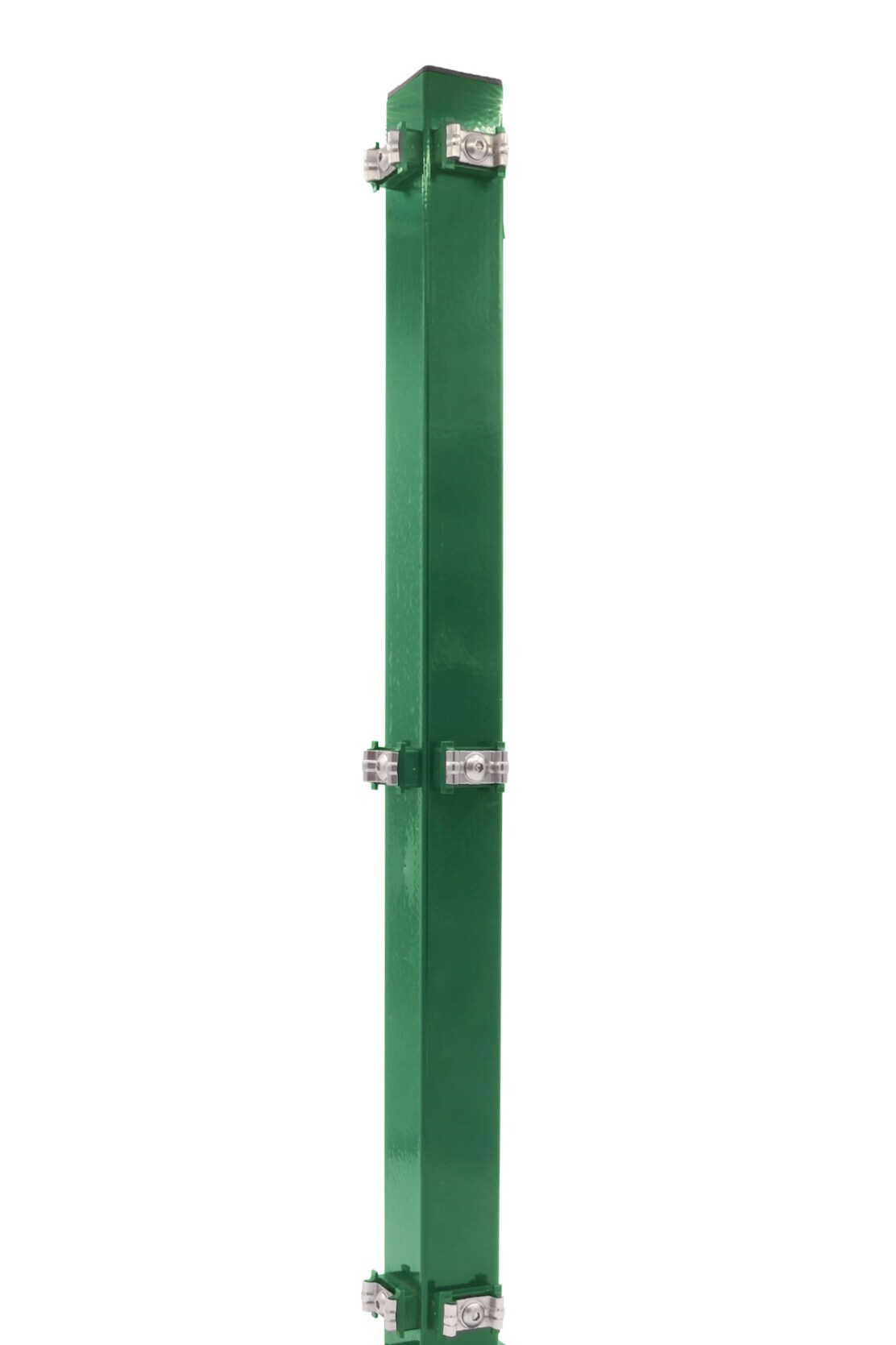Fa-Bausysteme Eckzaunpfosten Moosgr&uuml;n Klemmpl&auml;ttchen H&ouml;he: 630 mm 