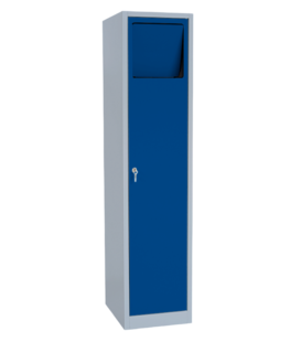 CEHA Wäschesammelschrank ST40 mit Tür in RAL5010 (enzianblau) 