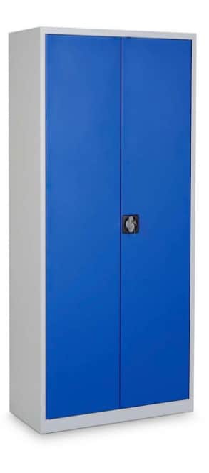 CEHA Stahl- und Fl&uuml;gelt&uuml;renschrank Classic 80 x 38 cm in enzianblau 