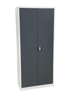 CEHA Stahl- und Flügeltürenschrank Classic 80 x 38 cm in anthrazitgrau 