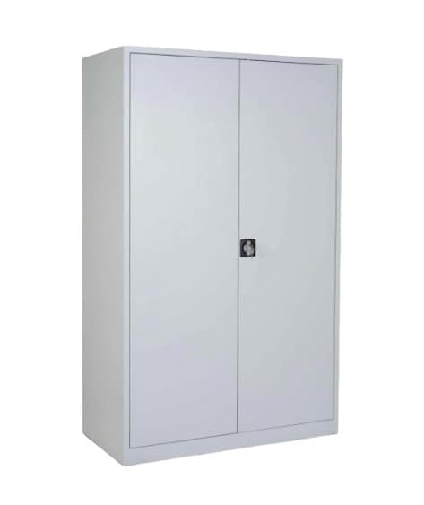 CEHA Stahl- und Fl&uuml;gelt&uuml;renschrank 120 x 50 cm lichtgrau 