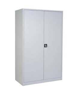 CEHA Stahl- und Flügeltürenschrank 120 x 50 cm lichtgrau 