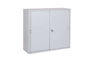 CEHA Schiebetüren- und Sideboard Büroschrank Holz 120 cm Breite in Dekor ahorn mit 3OH 