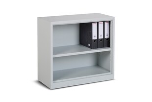 CEHA Aktenregal 80 x 38 cm lichtgrau - 1,5 Ordnerhöhen 
