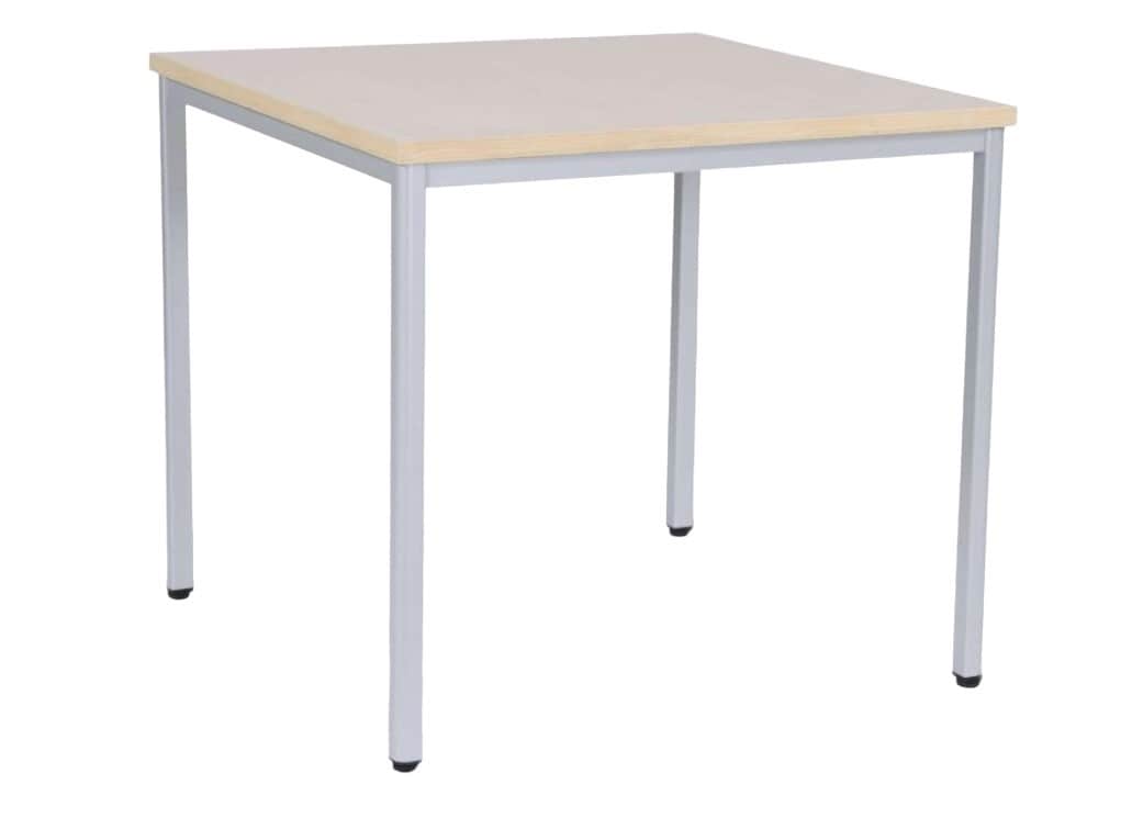 CEHA Mehrzwecktisch 80 x 80 cm wei&szlig;aluminium/ahorn 