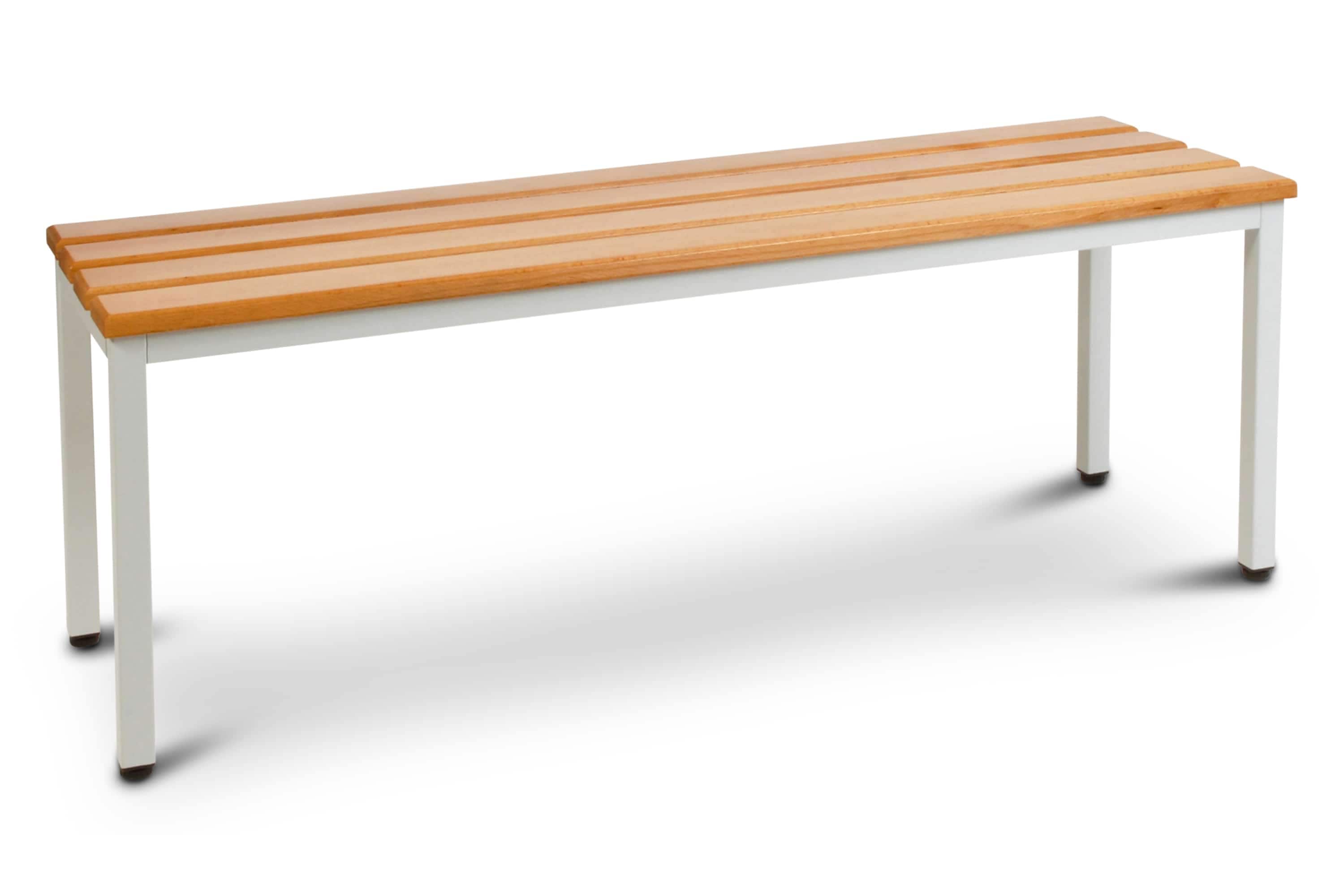 CEHA Garderoben-Sitzbank 120 cm mit Holzleisten 