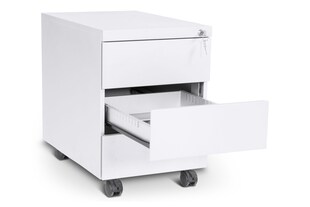 CEHA Design-Rollcontainer ST390 mit 3 Schüben in signalweiß (RAL9003) 