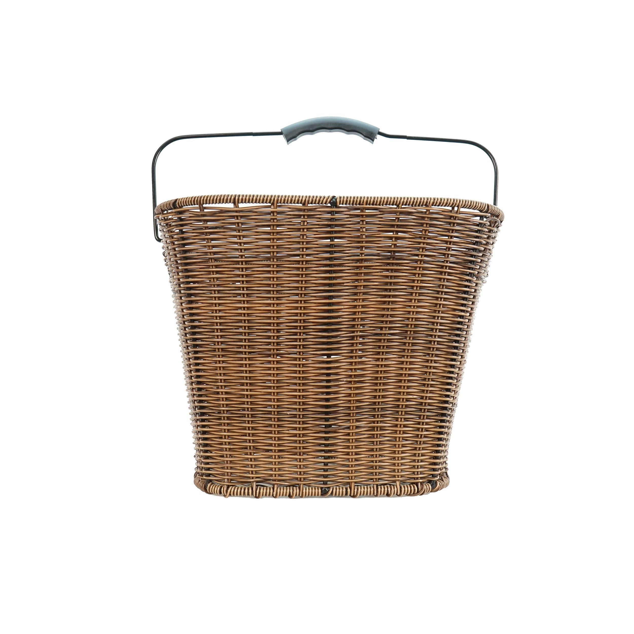 SachsenRAD Lenkerkorb mit Tragegriff, geniale&nbsp;Schnell-Klick-Halterung, abnehmbar 