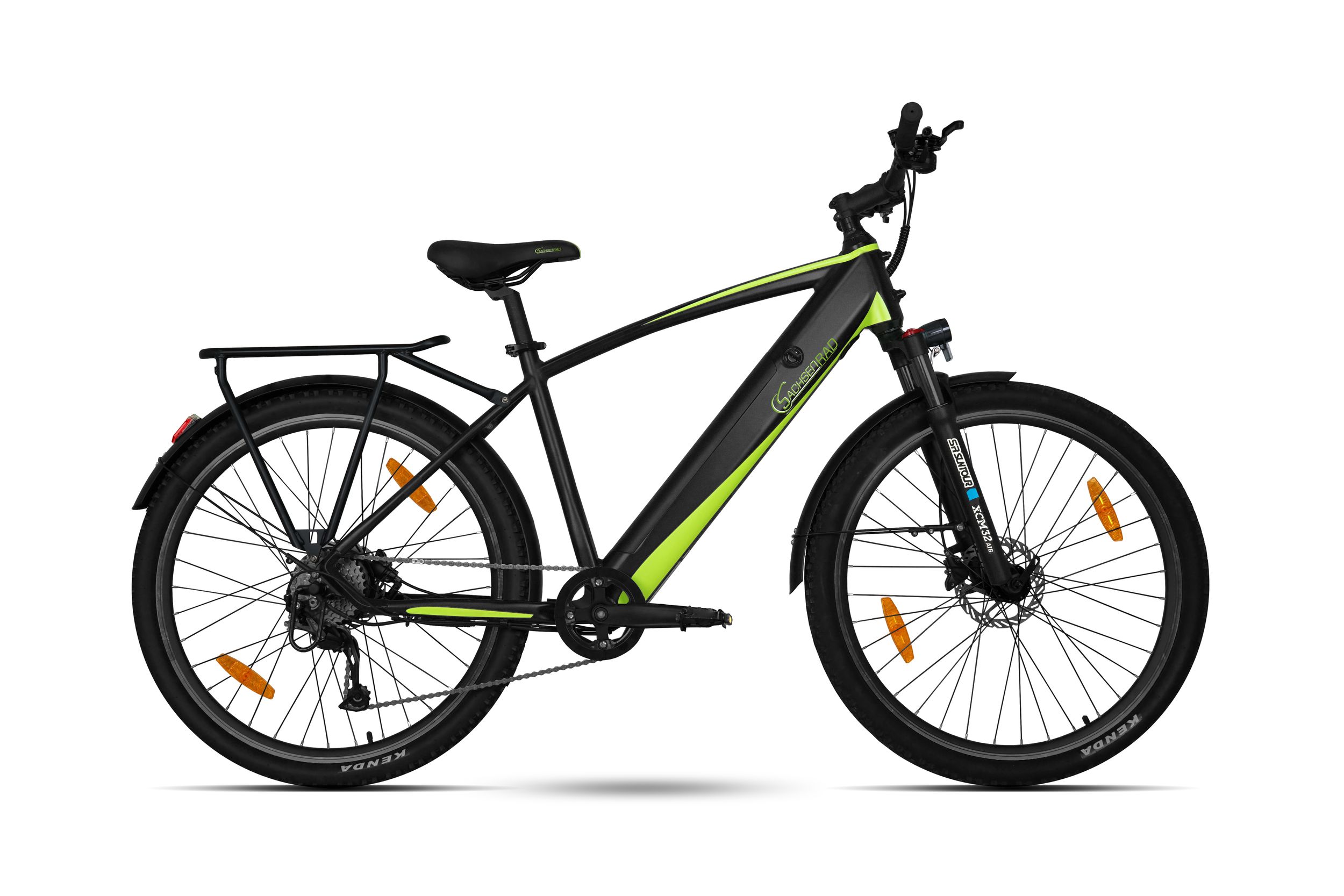 SachsenRAD E-Trekking MTB R8T Flex III f&uuml;r Touren, On- und Offroad schwarz 