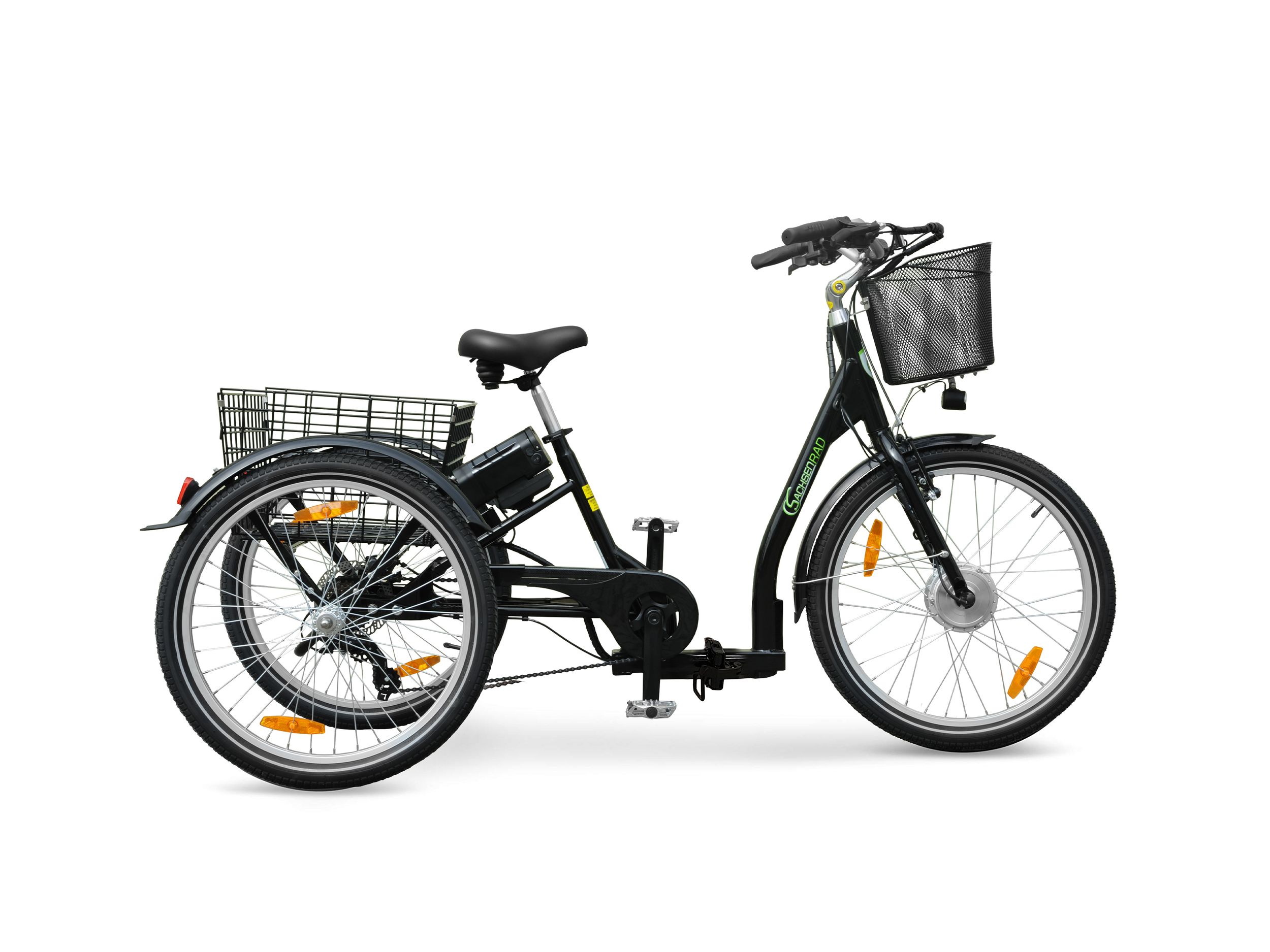 SachsenRAD E-Lastenrad T3A Trio II faltbar mit Alarmanlage 