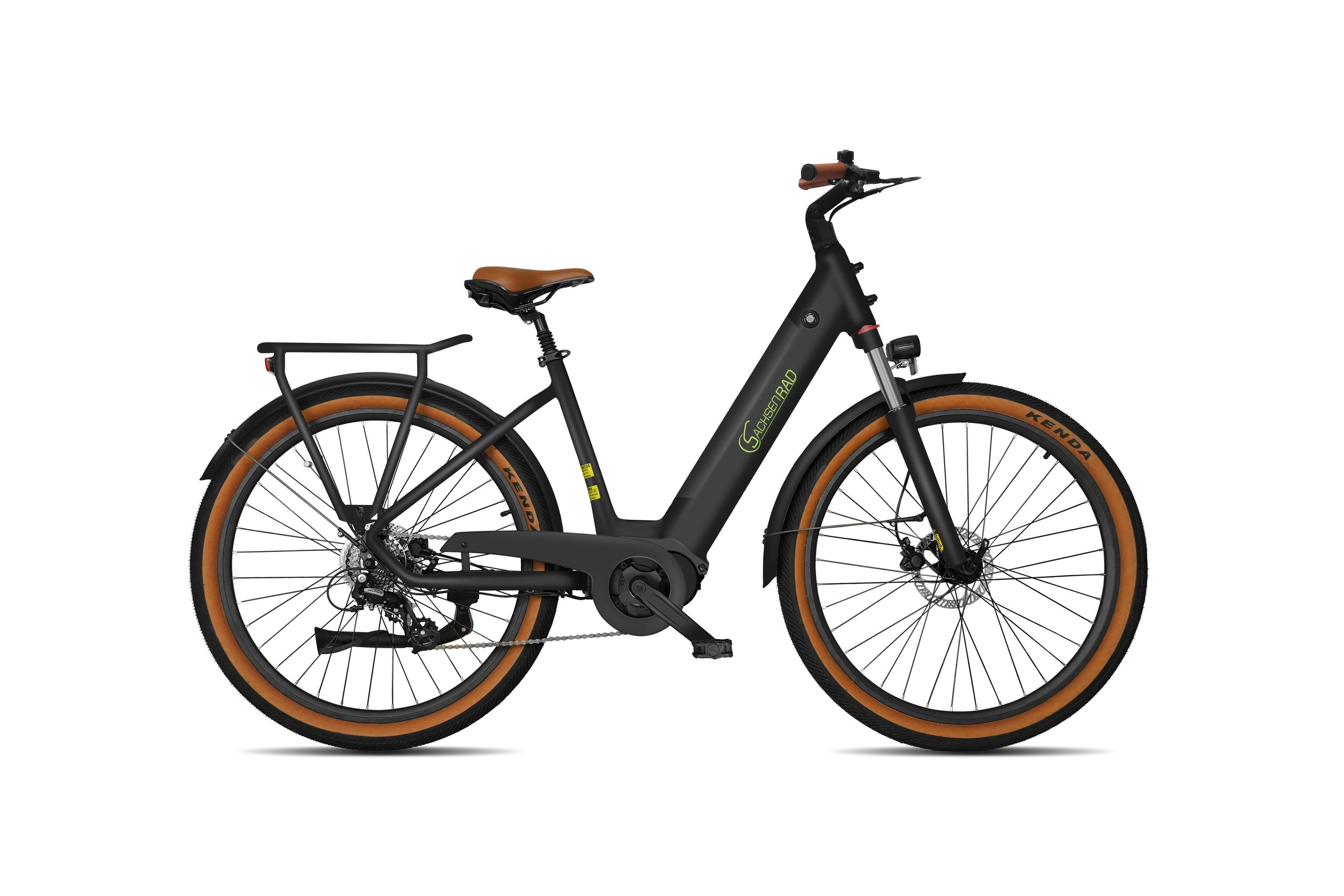 SachsenRAD E-SUV CityBike C5 Centro mit Diebstahlsicherung schwarz 