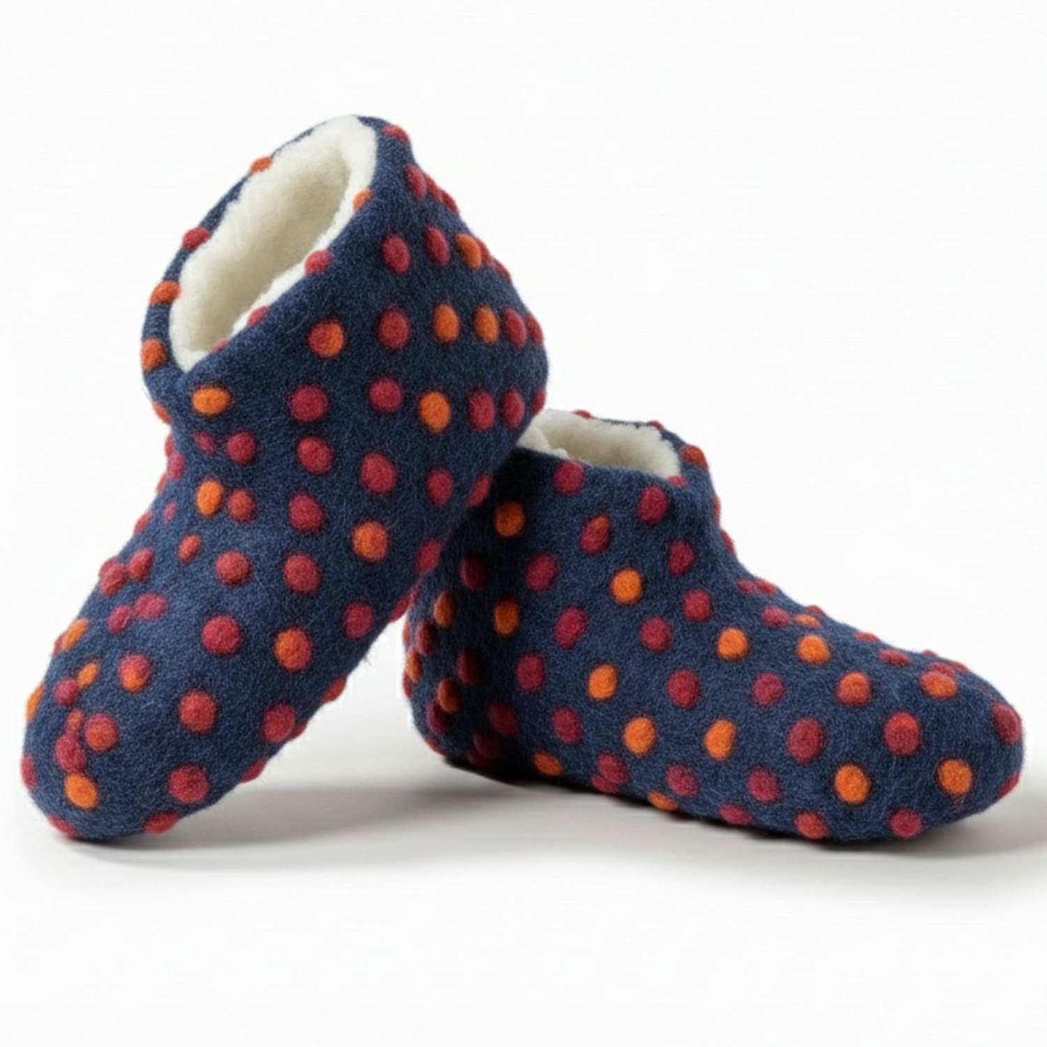 NYVI Bettschuhe IamFlauschi &ndash; Kuschelig Warme Hausschuhe aus 100% Reiner Schafwolle Gr&ouml;&szlig;e:36 / 37;Farbe:Melting IceBlau - Bild 1