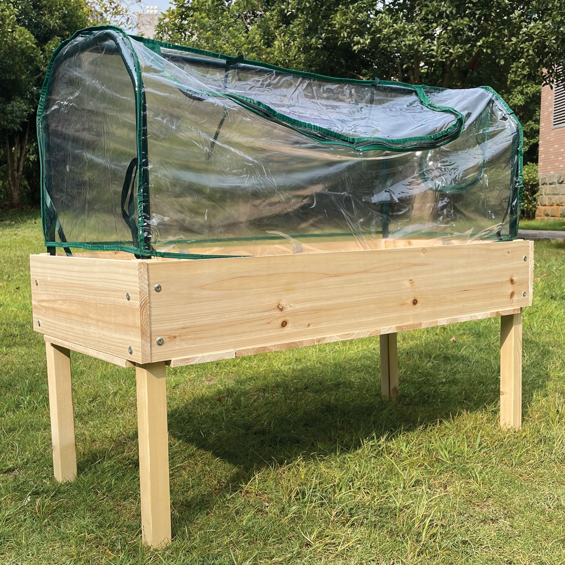 NYVI Hochbeet Gew&auml;chshaus NYVI-Green 09 - Fr&uuml;hbeet Foliengew&auml;chshaus f&uuml;r Gem&uuml;se, Pflanzen, Kr&auml;uter 