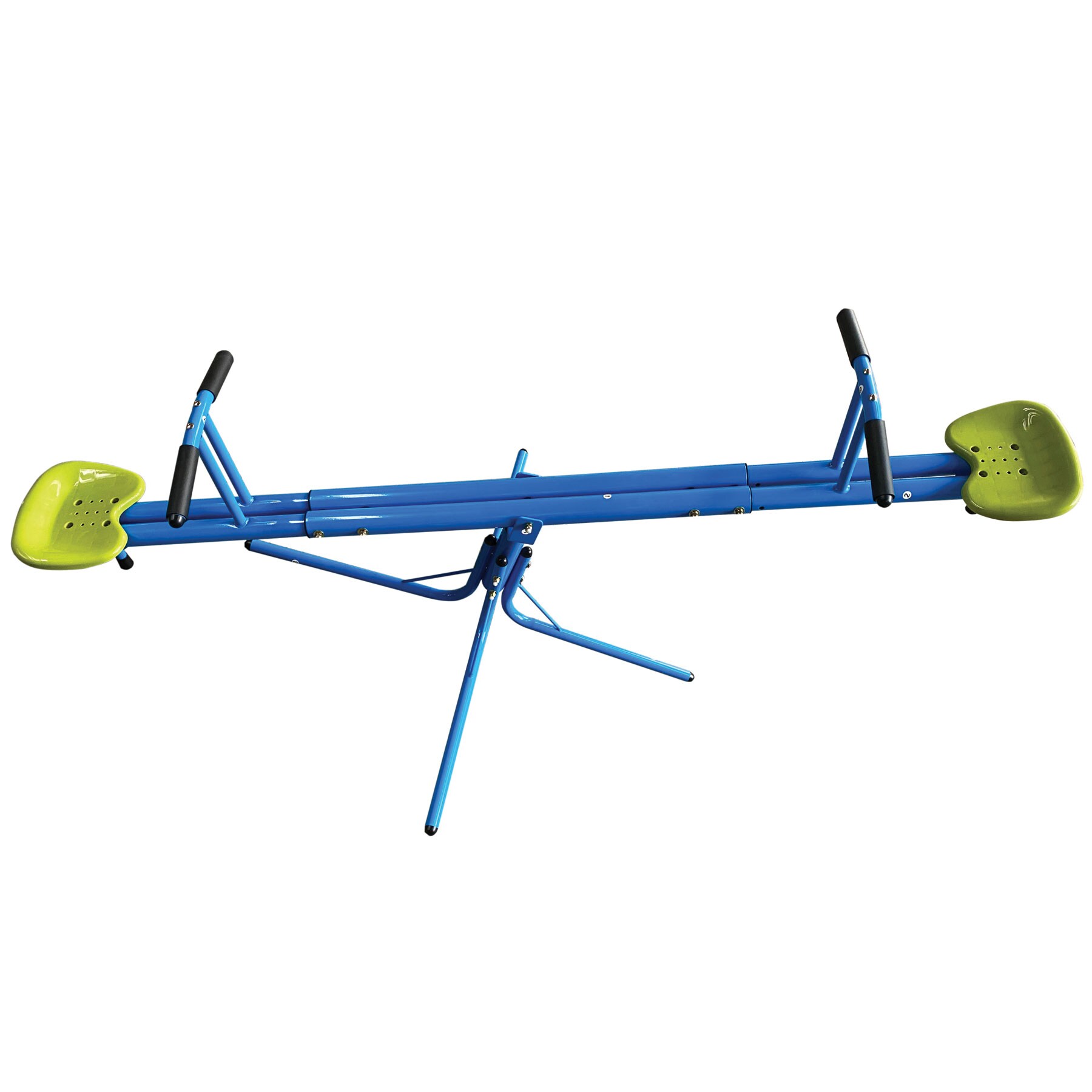 NYVI Kinderwippe NYVIKidz 360 - Outdoor Wippe f&uuml;r Kinder - Metallrahmen, 360 Grad Drehung, D&auml;mpfer unter Sitzen 