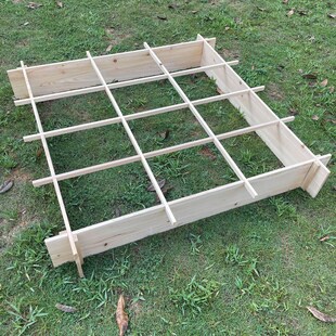 NYVI Pflanzbeet NYVIGreen 116x116 cm Natur - Gartenbeet mit Unkrautvlies 