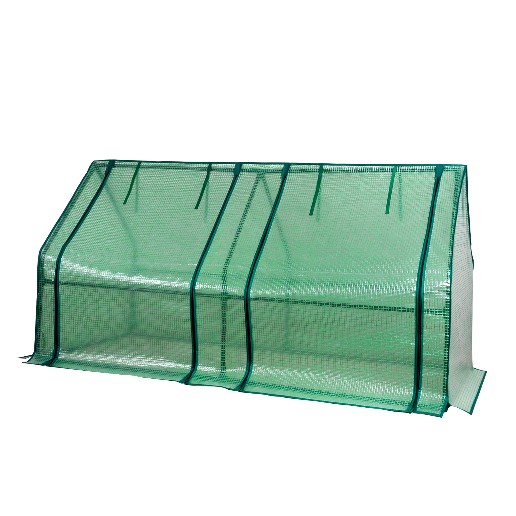 NYVI Tunnelgew&auml;chshaus NYVIGreen 160x80x80 cm - Foliengew&auml;chshaus f&uuml;r Pflanzen, Gem&uuml;se 