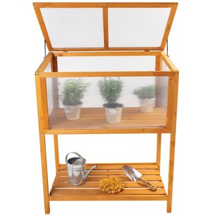 NYVI Hochbeet mit Frühbeetaufsatz BABYGreen - Gartenbeet Perfekt für Jungpflanzen, Gemüse. Kräuter & Blumen 