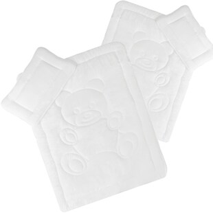 NYVI Kinderbetten Set Junior Plus 4-teilig - Kinderbettdecke 100x135 cm und Kopfkissen 40x60 cm 