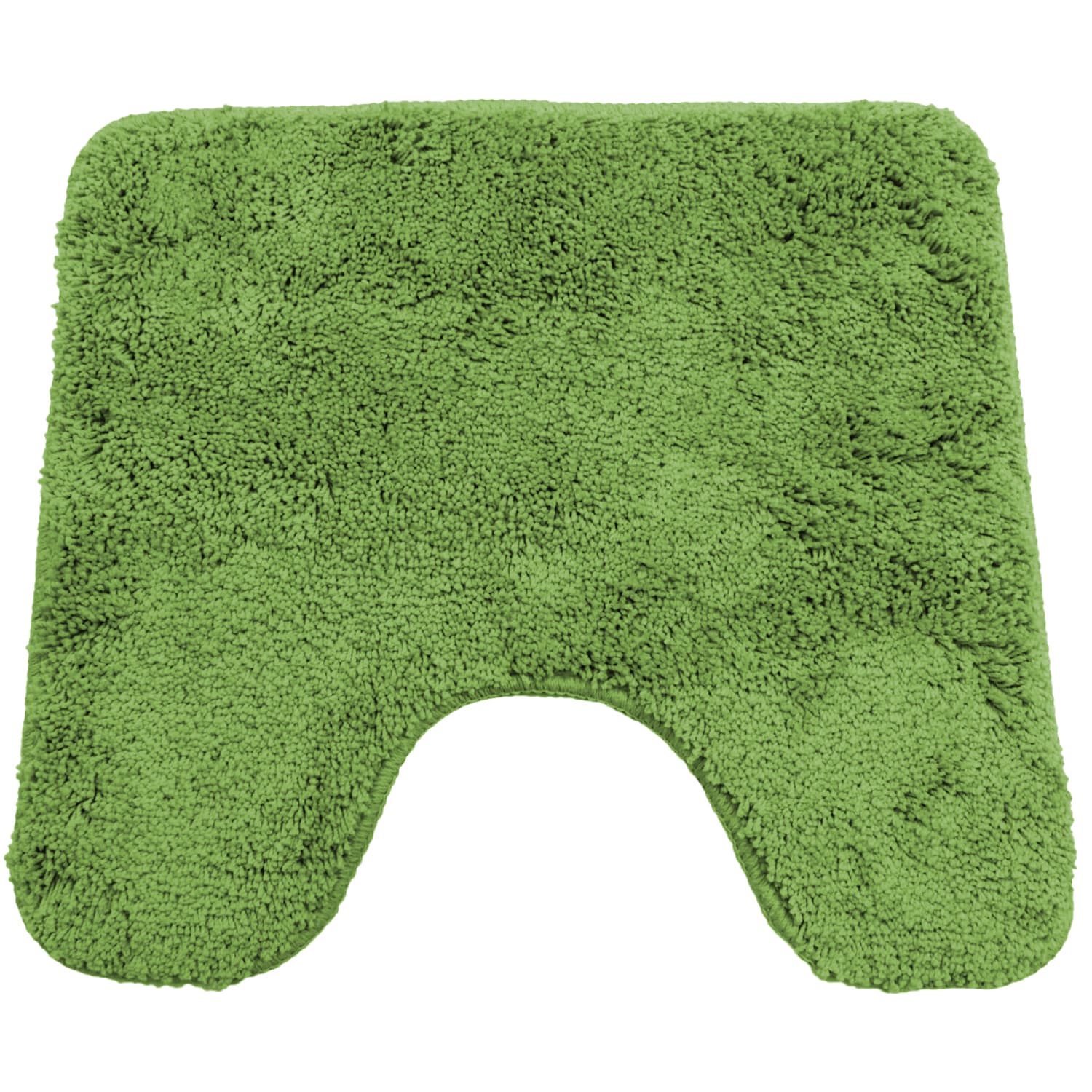 NYVI Badematte NYVISpa Lasalle  - Badezimmerteppich - Rutschfest, Saugf&auml;hig, Schnell Trocknend, Fu&szlig;bodenheizung geeignet, Waschbar, Weich Farbe:Gr&uuml;n;Gr&ouml;&szlig;e:WC-Vorleger 45x50 cm 