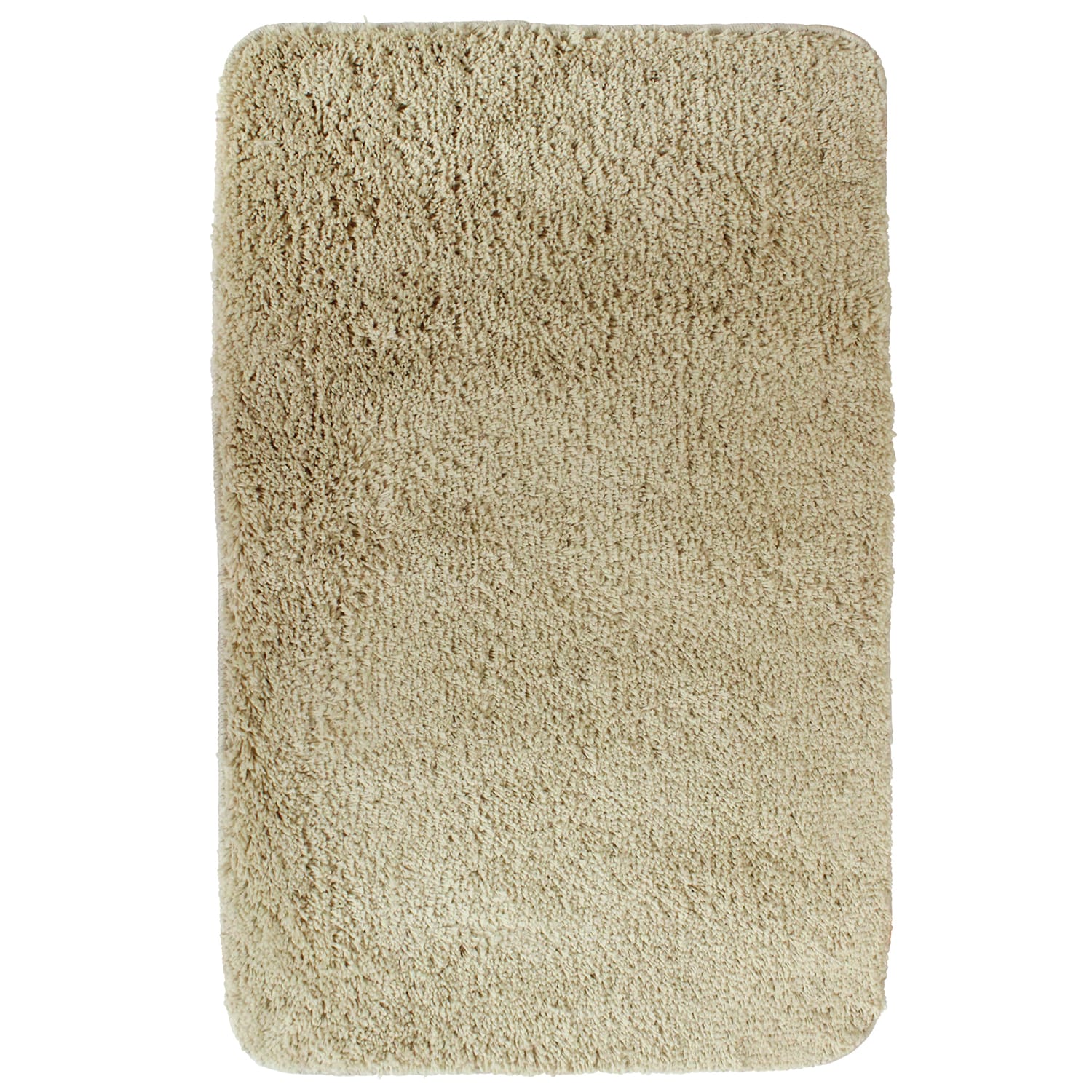 NYVI Badematte NYVISpa Lasalle  - Badezimmerteppich - Rutschfest, Saugf&auml;hig, Schnell Trocknend, Fu&szlig;bodenheizung geeignet, Waschbar, Weich Farbe:Beige;Gr&ouml;&szlig;e:Badematte 50x80 cm 