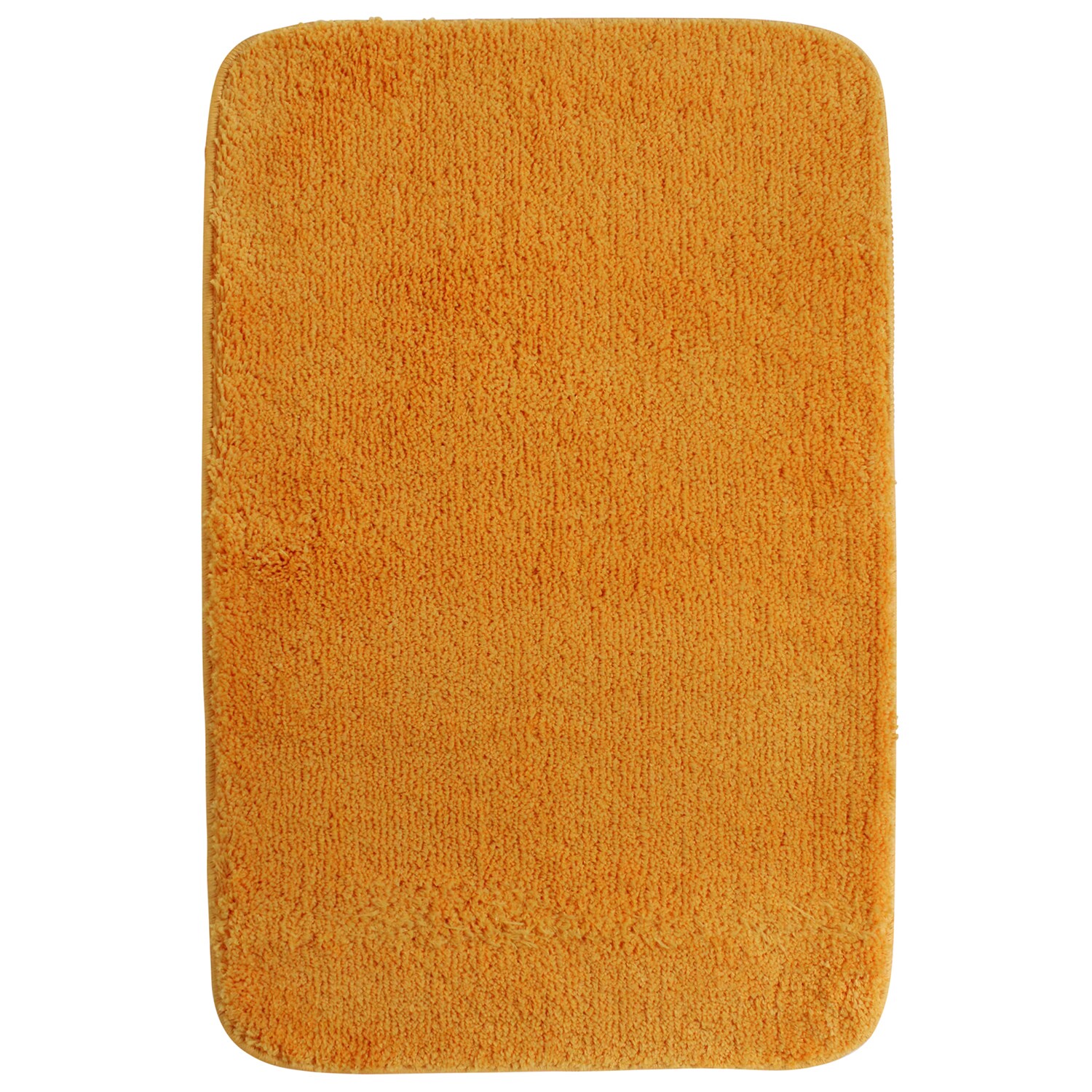 NYVI Badematte NYVISpa Lasalle  - Badezimmerteppich - Rutschfest, Saugf&auml;hig, Schnell Trocknend, Fu&szlig;bodenheizung geeignet, Waschbar, Weich Farbe:Orange;Gr&ouml;&szlig;e:Badematte 50x80 cm 