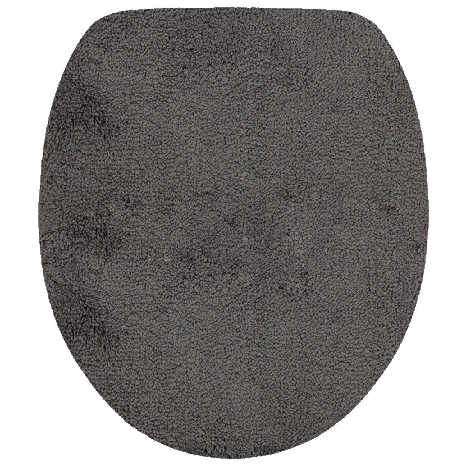 NYVI Badematte NYVISpa Lasalle  - Badezimmerteppich - Rutschfest, Saugf&auml;hig, Schnell Trocknend, Fu&szlig;bodenheizung geeignet, Waschbar, Weich Farbe:Grau;Gr&ouml;&szlig;e:WC-Deckelbezug 38x48 cm 