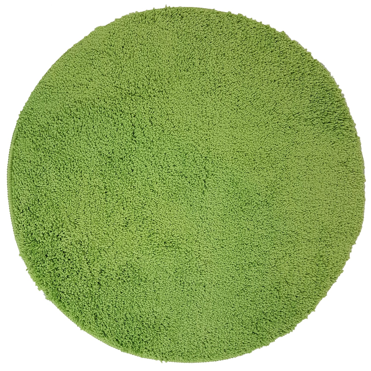 NYVI Badematte NYVISpa Lasalle  - Badezimmerteppich - Rutschfest, Saugf&auml;hig, Schnell Trocknend, Fu&szlig;bodenheizung geeignet, Waschbar, Weich Farbe:Gr&uuml;n;Gr&ouml;&szlig;e:Badematte &Oslash; 60 cm 
