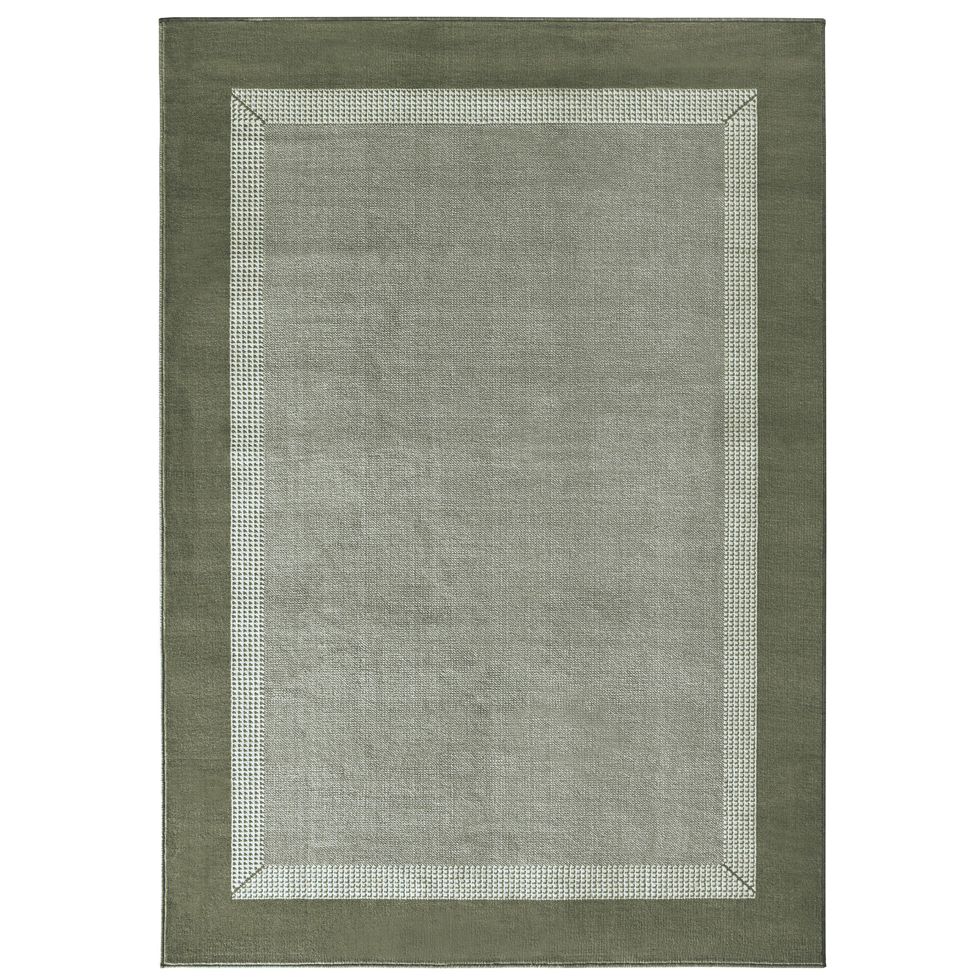 NYVI Teppich Basic - Strapazierf&auml;hig, Pflegeleicht, Vielseitig Farbe:Gr&uuml;n;Gr&ouml;&szlig;e:160x230 cm 