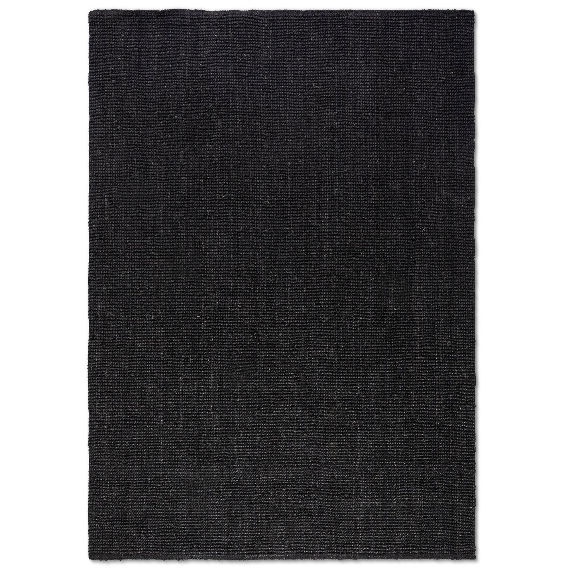 NYVI Teppich Boucl&eacute; - Pflegeleicht, F&uuml;r Fu&szlig;bodenheizung, Strapazierf&auml;hig Gr&ouml;&szlig;e:190x280 cm;Farbe:Dunkelschwarz 