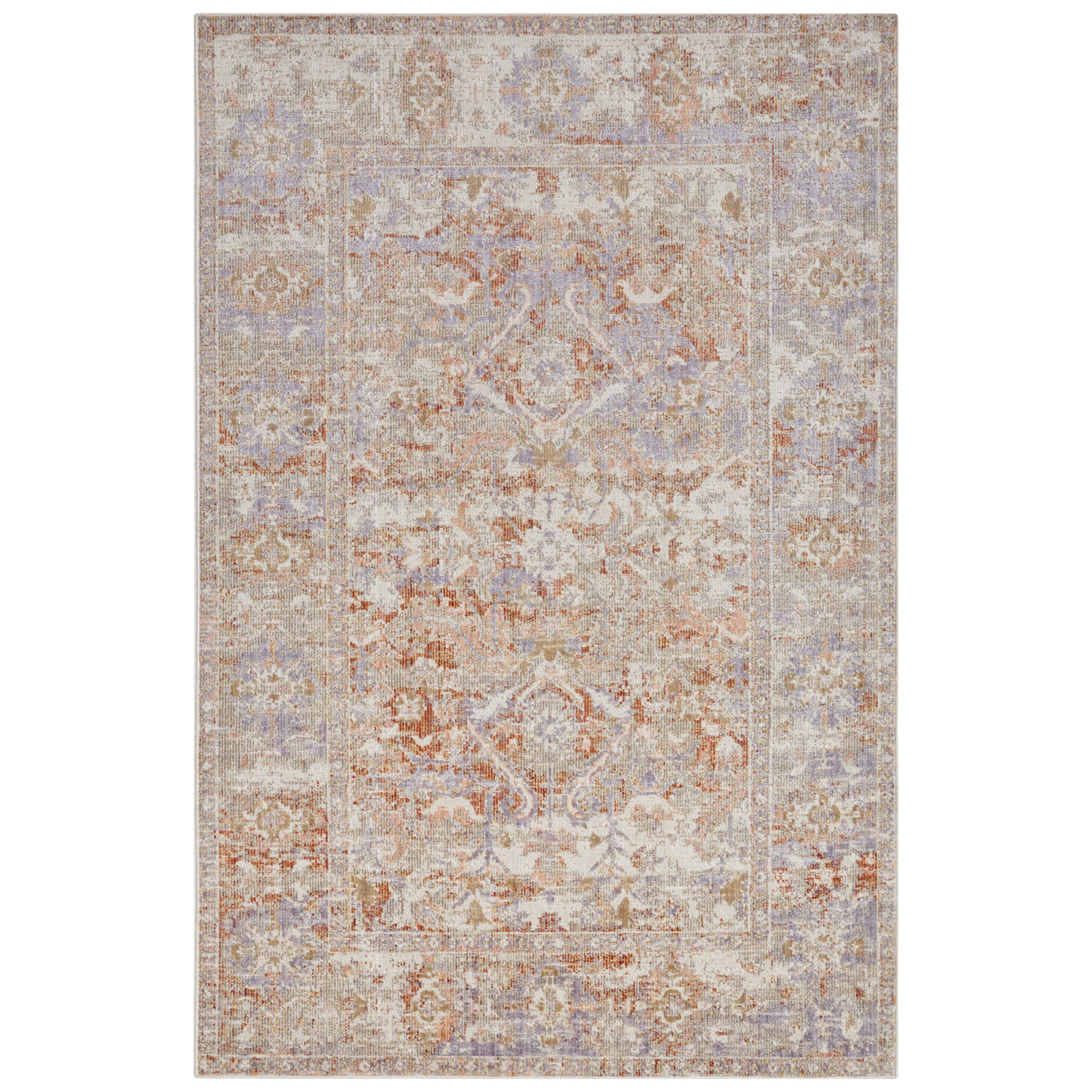 NYVI Teppich Cairo - Wetterfest, UV-best&auml;ndig, f&uuml;r Innen und Au&szlig;en Gr&ouml;&szlig;e:80x120 cm;Farbe:Creme Rot 2 