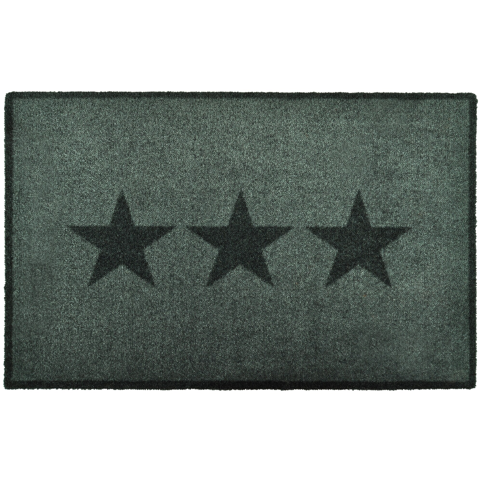 NYVI Fu&szlig;matte Deko - Wetterfest, Rutschfest, Waschbar, f&uuml;r Innen und Au&szlig;en Farbe:Grau;Gr&ouml;&szlig;e:50x70 cm 