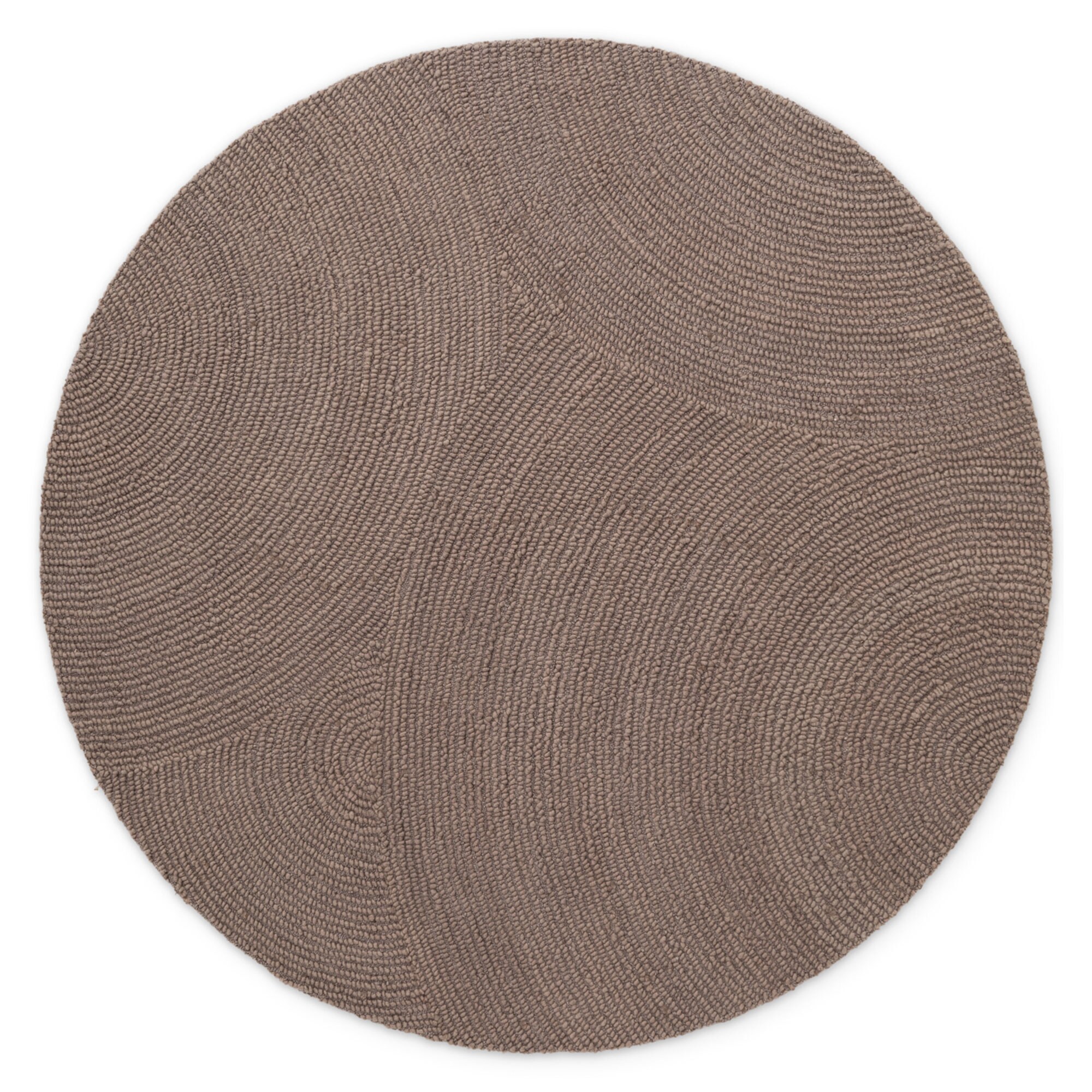 NYVI Teppich Eleni - Pflegeleicht, Strapazierf&auml;hig, f&uuml;r Innen geeignet Farbe:Taupe;Gr&ouml;&szlig;e:&Oslash; 120 cm 
