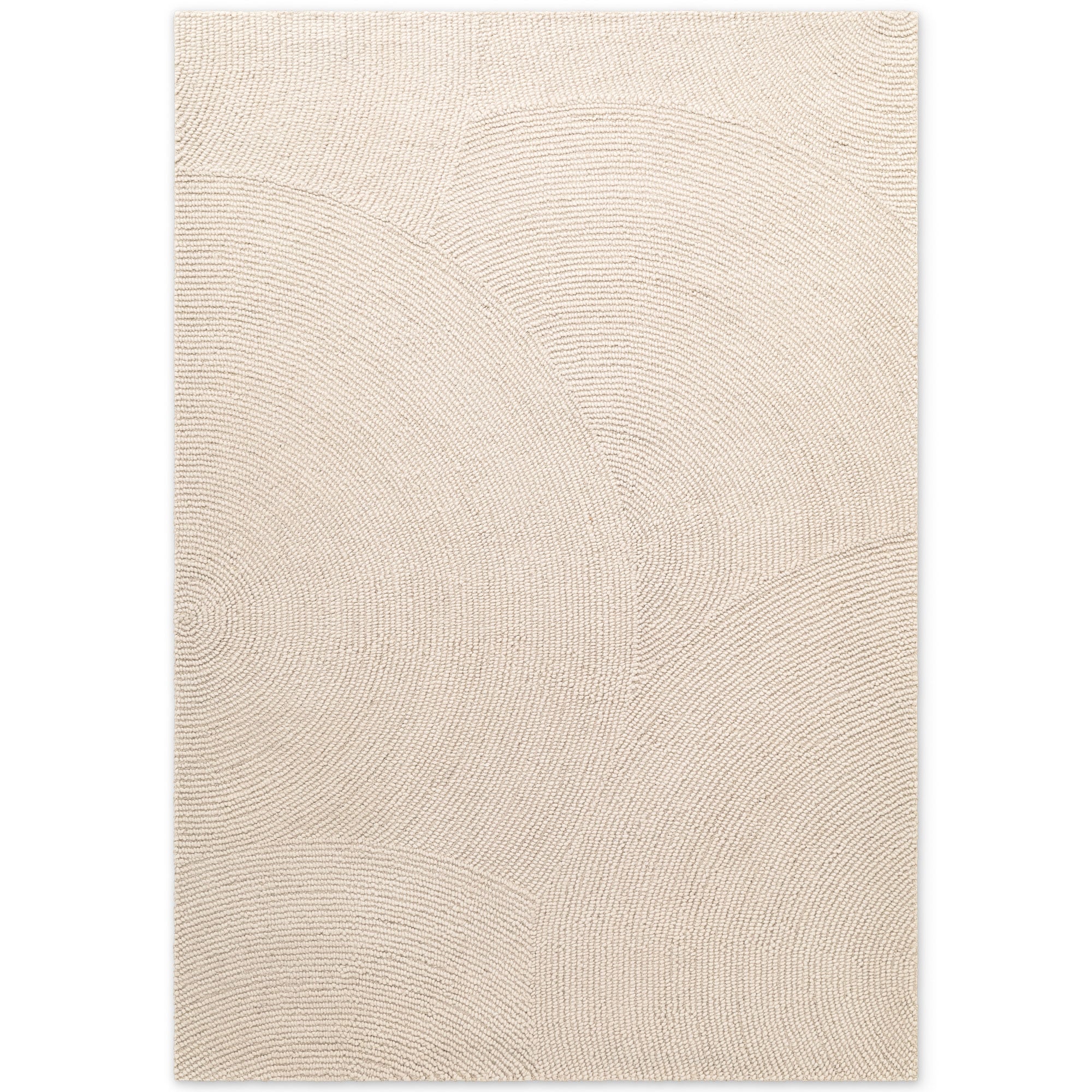 NYVI Teppich Eleni - Pflegeleicht, Strapazierf&auml;hig, f&uuml;r Innen geeignet Gr&ouml;&szlig;e:80x150 cm;Farbe:Natur Wei&szlig; 