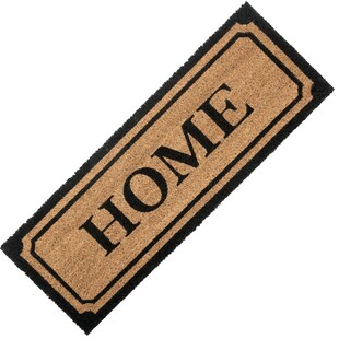 NYVI Fußmatte Lang - Rutschfest Wetterfest Strapazierfähig Farbe:Home;Größe:27x70 cm 