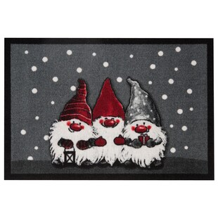 NYVI Fußmatte Printy - Rutschfest, Waschbar, für Innen und Außen Größe:40x60 cm;Farbe:Christmas 
