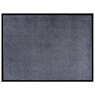 NYVI Fußmatte Unicolored - Pflegeleicht, Strapazierfähig, Anti-Rutsch Farbe:Grau;Größe:40x60 cm 