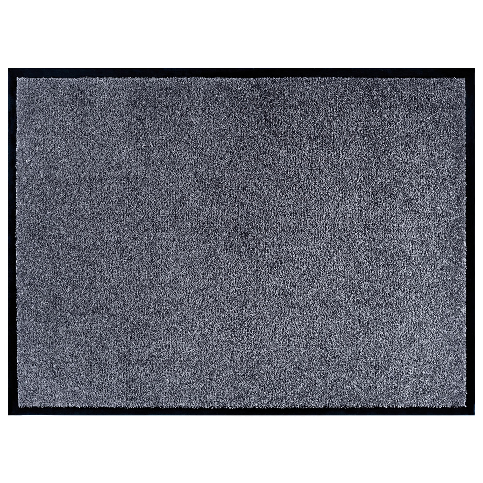 NYVI Fu&szlig;matte Unicolored - Pflegeleicht, Strapazierf&auml;hig, Anti-Rutsch Farbe:Grau;Gr&ouml;&szlig;e:60x80 cm 